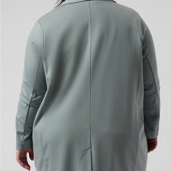 Athleta Eastbound Blazer Jacket Open Ponte Knit Business Casual Workwear Office - Picture 10 of 10